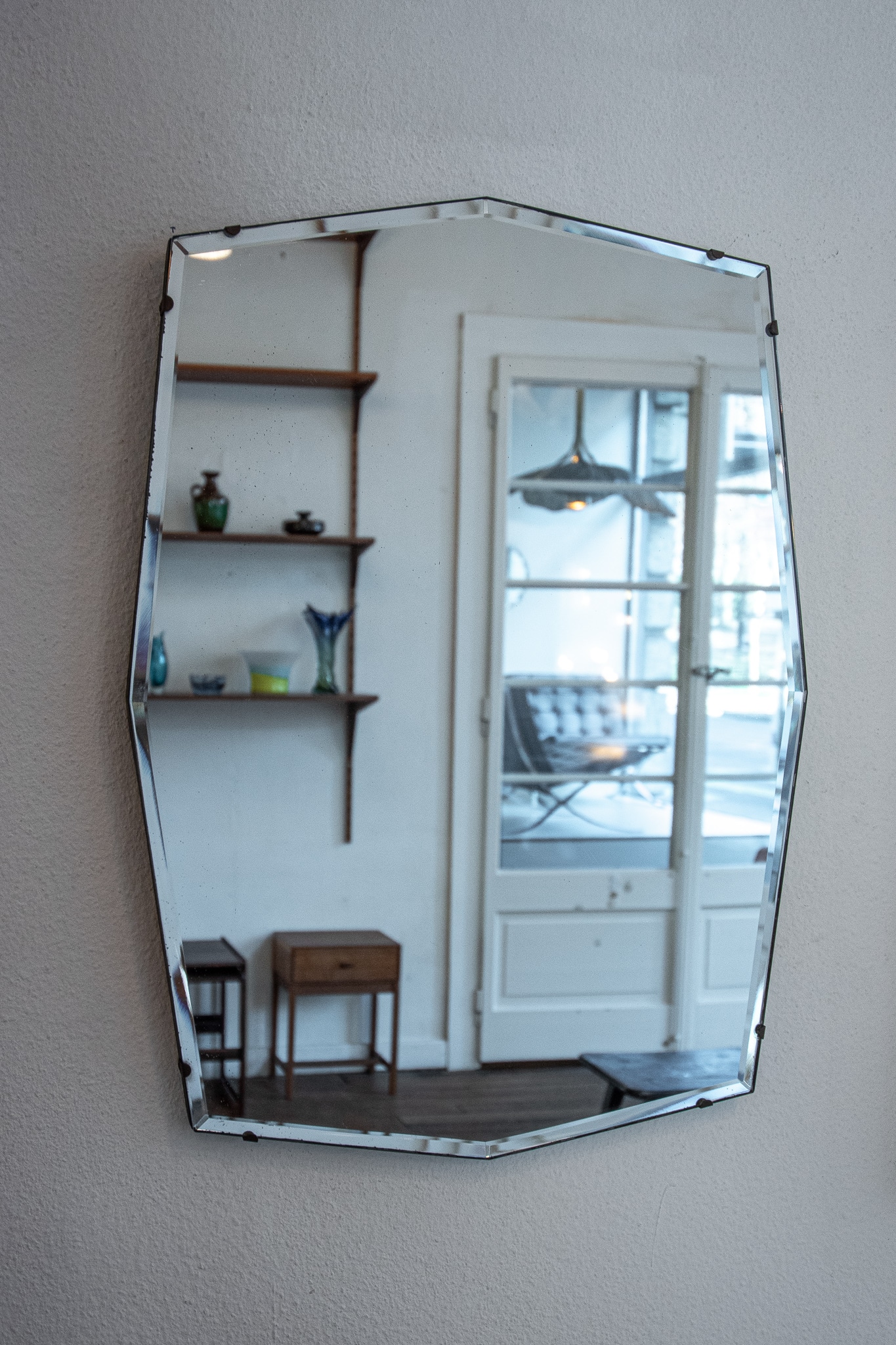 Sechseckiger Spiegel