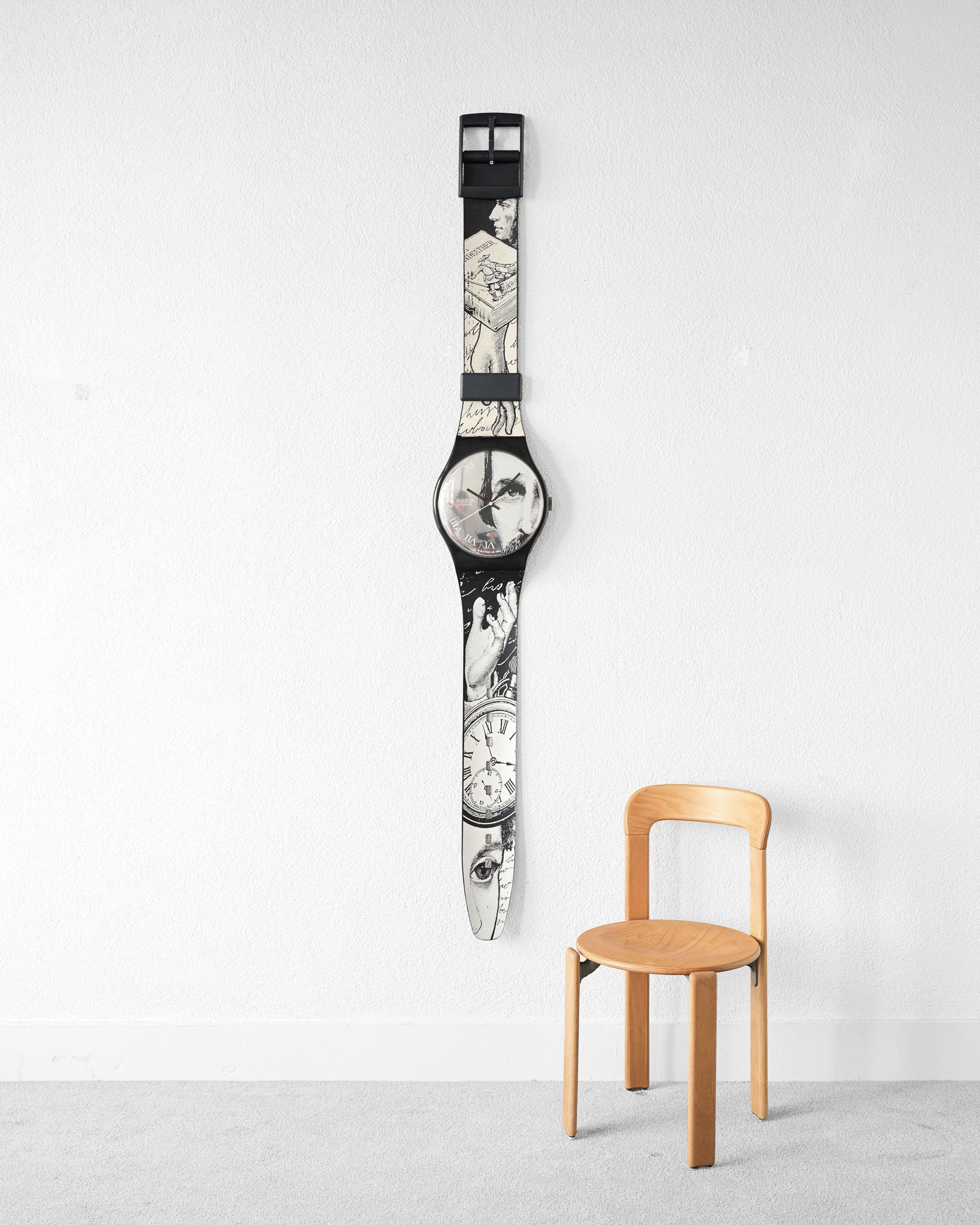 Horloge murale Fornasetti x Swatch, 1991 