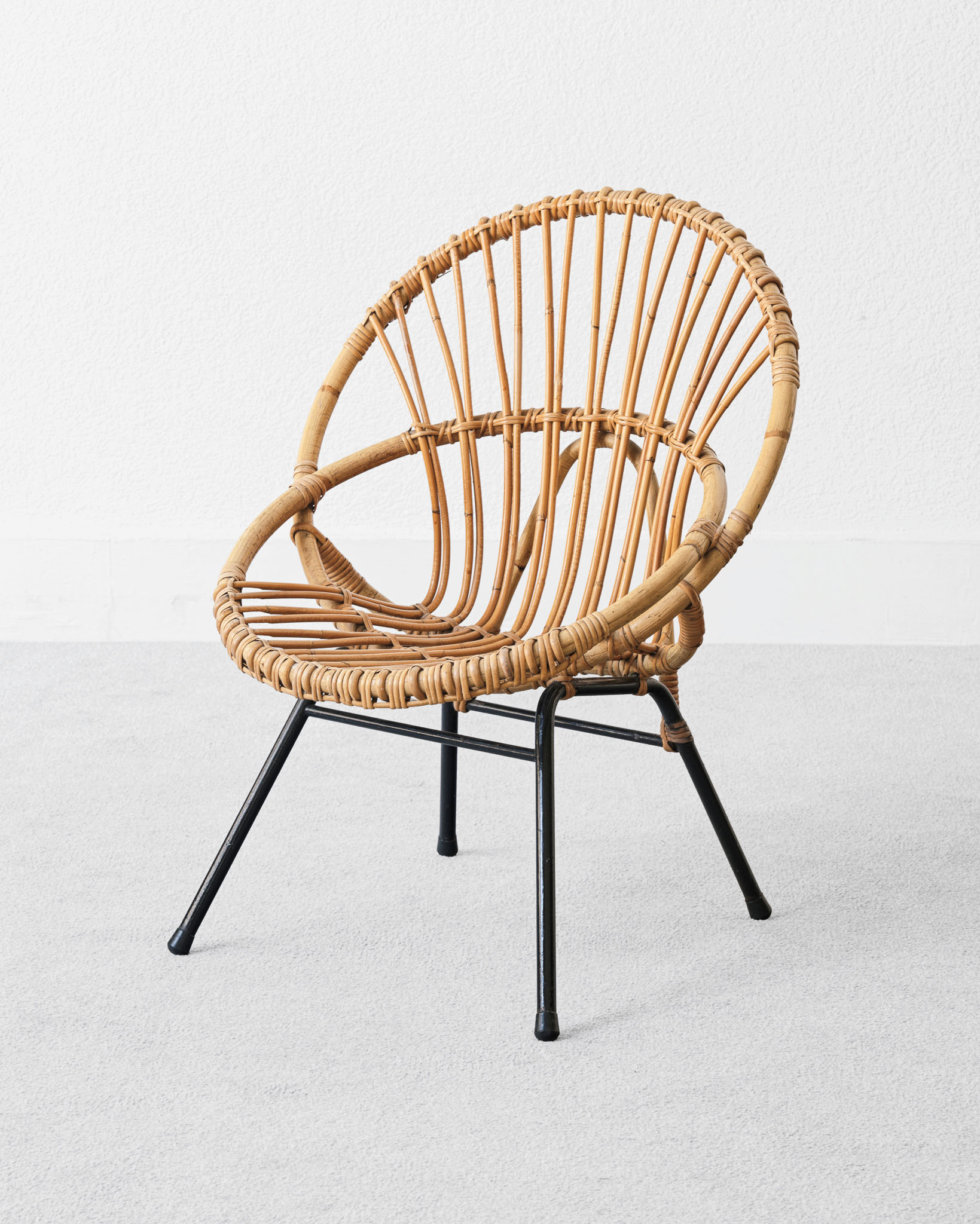 Petit fauteuil en rotin